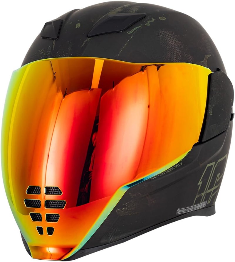 SOMAN Airflite Visor Face Shield Replacement, IC-06 Visors Shield Compatible with IC-06 Airflite UV Protection （Smoke Revo Red） - Image 5